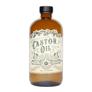 Organic Cold Pressed Castor Oil Hexane Free USA Bottled