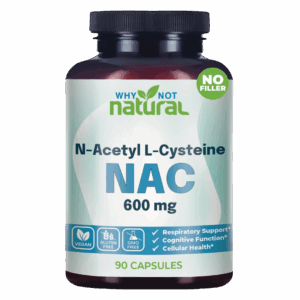 Why Not Natural Nac Supplement 600 Mg, N-Acetyl Cysteine Capsules
